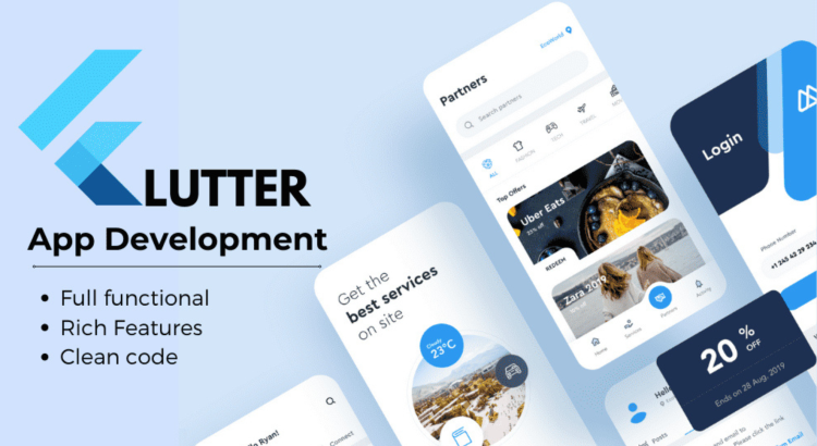 I will develop you an service based Flutter mobile app for Android and iOS