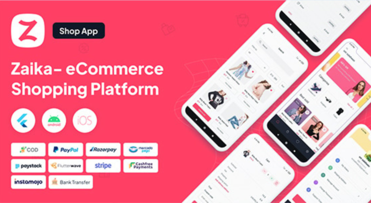 I will build you an customized eCommerce Flutter mobile app with the Zaika script